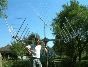 Stack VHF 2x5 éléments + 6 éléments 10m